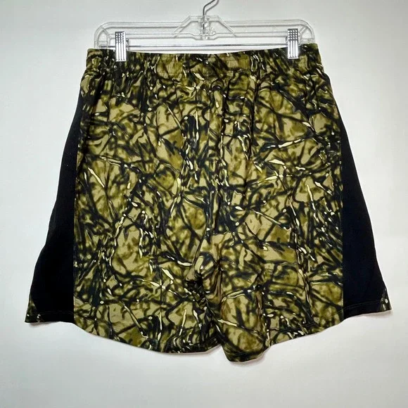 Under Armour Elite Cargo Short Mens L Fitted Black Camo Performance Gym Fitness - Picture 2 of 7